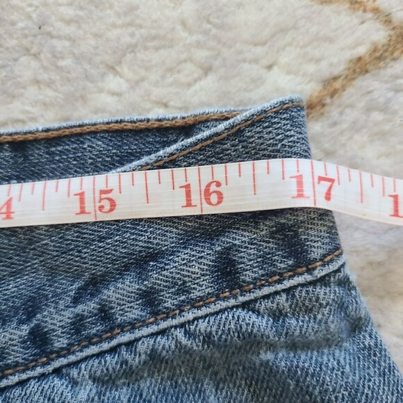 Levi's 559 relaxed straight jeans men's 34x28 faded denim blue  Y2K - Picture 11 of 11